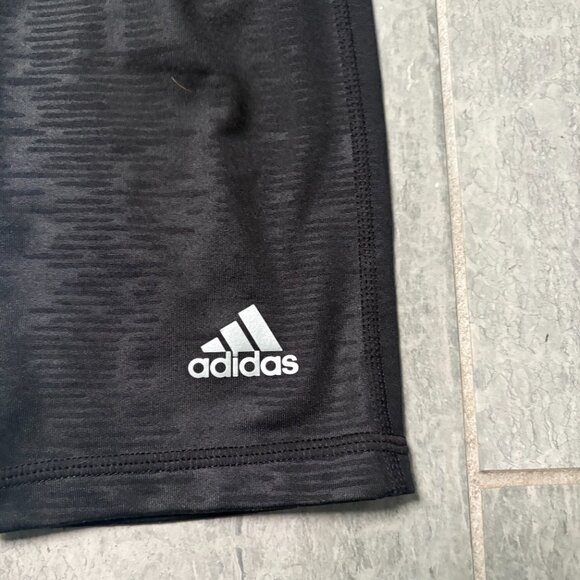 Adidas Climalite Mid Rise Capri Leggings Light Pattern Black Size Small - Picture 3 of 11